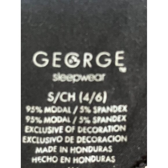 George Babydoll Top S Black Floral Lace Mesh Feminine Fairy Coquette Festival - Picture 6 of 7